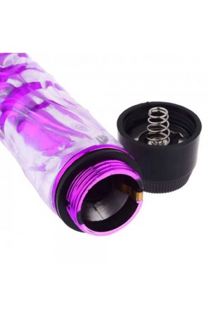 Vibex Yumuşak Jel Dokulu Renkli Vibratör - Mor