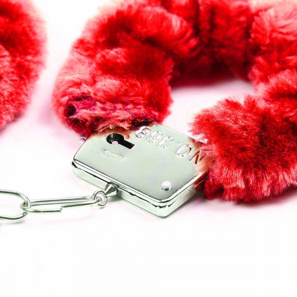 Fetilux Metal Fetiş Fantezi Kelepçe - Kırmızı