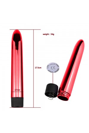 Vibex Metalik Mermi Vibratör - Kırmızı