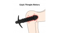 Backpart Titreşimli Boğumlu Çapalı Anal Tıkaç