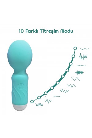 Vibex USB Şarjlı Mini Wand Vibratör