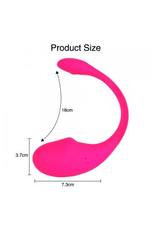 Vibex Bluetooth App Kontrollü Akıllı G Noktası Vibratör