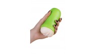 Yeşil Kupa Tipi Kompakt Suni Vajina Mastürbatör - 14cm