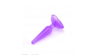 Backpart Şeffaf Yumuşak Silikon Bükülebilir 9.5cm Anal Tıkaç (Plug)